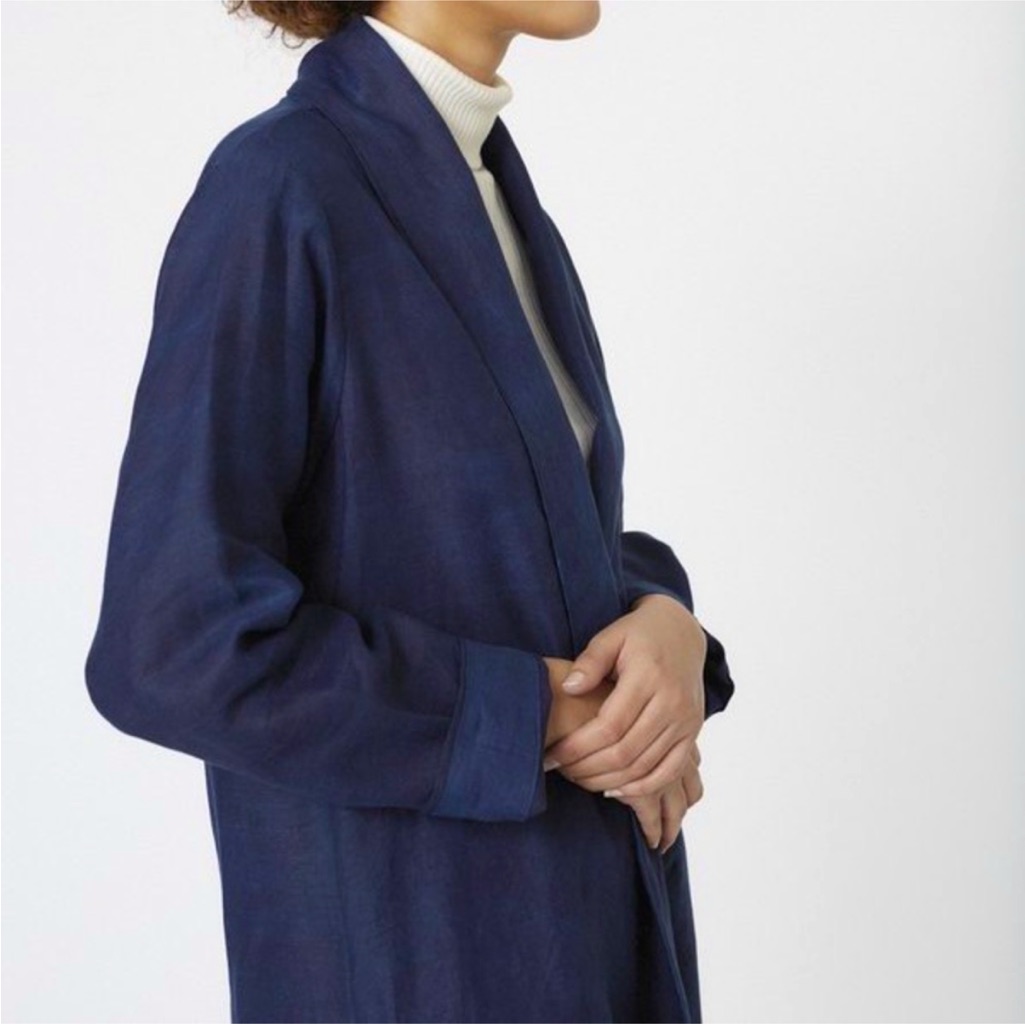 Osei Duro Theca Coat Deep Organic Indigo Cotton — image 4 of 6